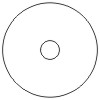 Template for CMYK Offset Disc Print